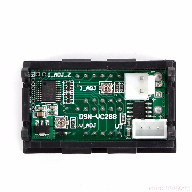 VOLTIMETRO AMPERIMETRO DIGITAL DC 0-100V 50A CON SHUNT 50A 75MV